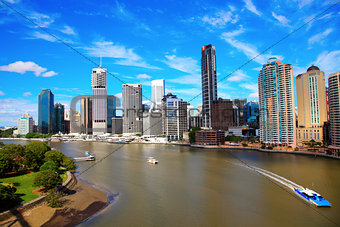 Brisbane River and City