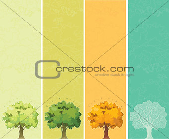 Four seasons - spring, summer, autumn, winter