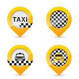 Gps pointers with taxi specific elements