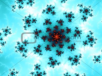 Colored decorative fractal