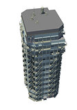 Highly detailed building