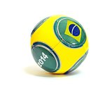 Soccer Ball with Brazilian Flag