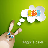 Easter bunny background