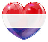 Netherlands love heart