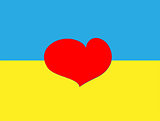 Flag of Ukraine. Vector