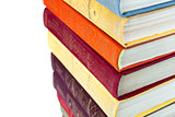 stack of books close-up