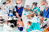 Medical Montage Doctors & Nurses Science Research