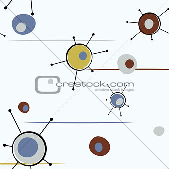 Vector abstract seamless background