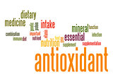 Antioxidant word cloud