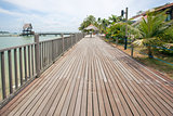 Changi Point Boardwalk in Singapore