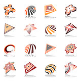 Design elements set. Abstract  icons.