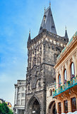 Powder Tower in Prague, Czech Republic.