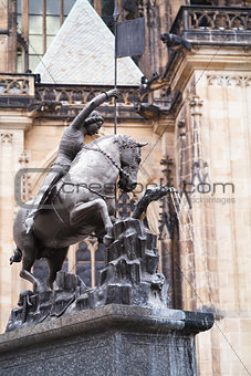 Statue of Saint George in a Fountain 