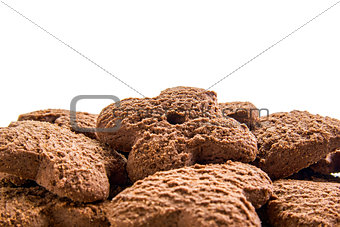 Chocolate cookies pile