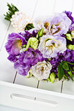Beautiful eustoma flowers  bouquet