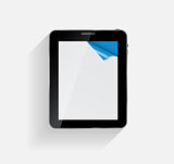 Abstract Design Tablet. Vector Illustration.