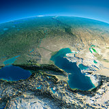Detailed Earth. Caucasus