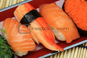 delicious Japanese sushi