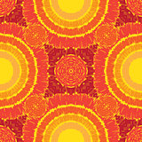 Abstract sunny seamless pattern
