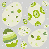 Easter eggs semless pattern