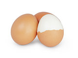 boiled hen eggs