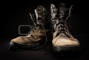Old army boots 