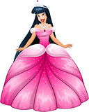 Asian Princess in Pink Dress