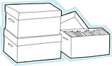 Blank Storage Boxes