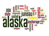 Alaska word cloud