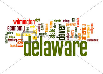 Delaware word cloud