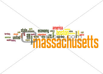 Massachusetts word cloud