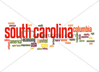 South Carolina word cloud
