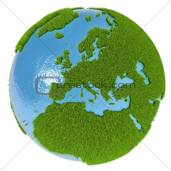 Europe on green planet