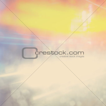 abstract background with bokeh defocused lights