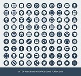 Set of 90 web and mobile icons