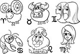 horoscope zodiac signs set