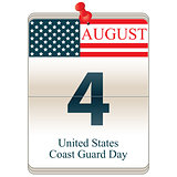 Calendar of United States Coast Guard Day