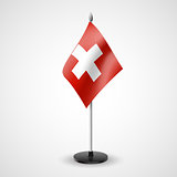 Table flag of Switzerland
