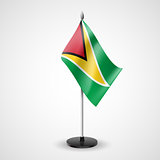 Table flag of Guyana