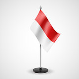 Table flag of Indonesia