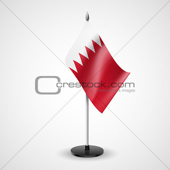 Table flag of Bahrain