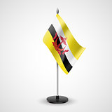 Table flag of Brunei