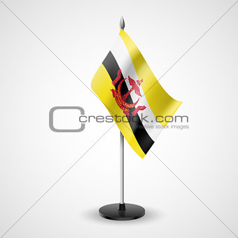 Table flag of Brunei