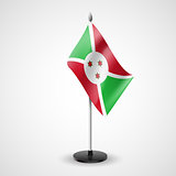 Table flag of Burundi