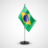 Table flag of Brazil