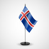 Table flag of Iceland