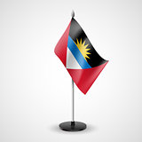 Table flag of Antigua and Barbuda