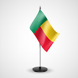 Table flag of Benin