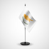 Table flag of Cyprus