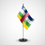 Table flag of Central African Republic
